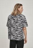 Urban Classics Pattern Resort Shirt stone camo