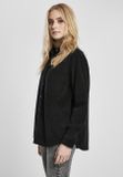 Urban Classics Ladies Corduroy Oversized Shirt black