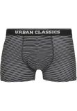 Urban Classics Organic Boxer Shorts 5-Pack m.stripeaop+m.aop+blk+asp+wht