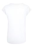 Mr. Tee Ladies Peanuts Cool Calm Collected Tee white