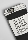Mr. Tee Phonecase Coffe Cup 7/8 black/white