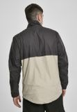 Urban Classics Stand Up Collar Pull Over Jacket black/concrete