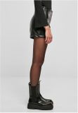 Urban Classics Ladies Synthetic Leather Shorts black