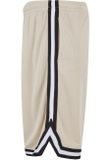 Urban Classics Stripes Mesh Shorts softseagrass/black/white
