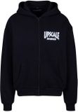 Mr. Tee Upscale Studios Ultra Heavy Oversize Zip Jacket black