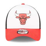 sapka New Era 940 Af Trucker NBA Team Clear Black Chicago Bulls cap White Black Red