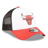 sapka New Era 940 Af Trucker NBA Team Clear Black Chicago Bulls cap White Black Red