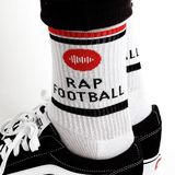 Zokni Rap &amp; Football Socks White