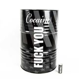 Hordó Cocaine Life steel barrel 200l Black
