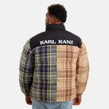 Téli kabát Karl kani OG Flannel Block Puffer Jacket multicolor