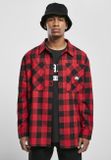 Southpole Check Flannel Shirt red