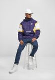 Starter Color Block Half Zip Retro Jacket starter purple/wht/buff yellow