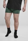 Urban Classics Boxer Shorts 3-Pack darkgreen+black+branded aop