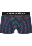 Urban Classics Boxer Shorts 3-Pack mini stripe aop+boxteal+boxora