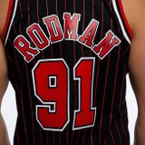 Mitchell &amp; Ness Chicago Bulls  #91 Dennis Rodman black/red Swingman Jersey