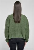 Urban Classics Ladies Wide Oversize Sweater salvia