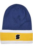 Urban Classics College Team Package Beanie and Scarf spaceblue/californiayellow/wht