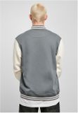 Starter College Fleece Jacket heavymetal/palewhite