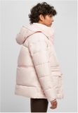 Urban Classics Ladies Waisted Puffer Jacket pink