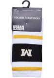 Urban Classics College Team Socks californiayellow/black/white