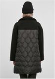 Urban Classics Ladies Oversized Sherpa Quilted Coat black