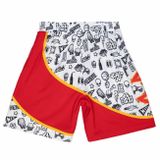 Mitchell &amp; Ness shorts Atlanta Hawks Doodle Swingman Shorts white