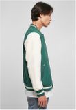 Starter Nylon College Jacket darkfreshgreen/palewhite