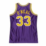 Jersey Mitchell &amp; Ness Louisiana State University #33 Shaquille O&#039;Neal Authentic Jersey purple