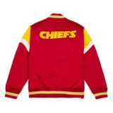 Mitchell &amp; Ness Kansas City Chiefs Heavyweight Satin Jacket scarlet