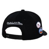 Mitchell &amp; Ness snapback Philadelphia 76ers Home Town Classic Red black