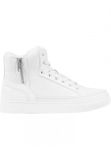 Urban Classics Zipper High Top Shoe white