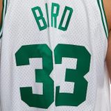Mitchell &amp; Ness Boston Celtics #33 Larry Bird white Swingman Jersey