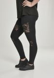 Urban Classics Ladies Laces Inset Leggings black