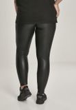 Urban Classics Ladies Faux Leather High Waist Leggings black