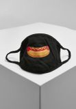 Mr. Tee Burger and Hot Dog Face Mask 2-Pack black