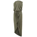 Urban Classics Ladies Viscose Bandeau Dress olive