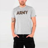 Férfi póló Alpha Industries Army Camo T-shirt Grey