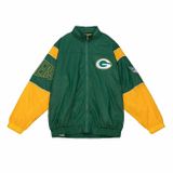 Mitchell & Ness Green Bay Packers Authentic Sideline Jacket green