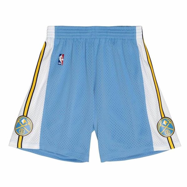 Mitchell & Ness Shorts Denver Nuggets NBA Road Shorts columbia blue