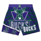 Mitchell & Ness shorts Milwaukee Bucks Lakers Jumbotron 2.0 Submimated Mesh Shorts purple