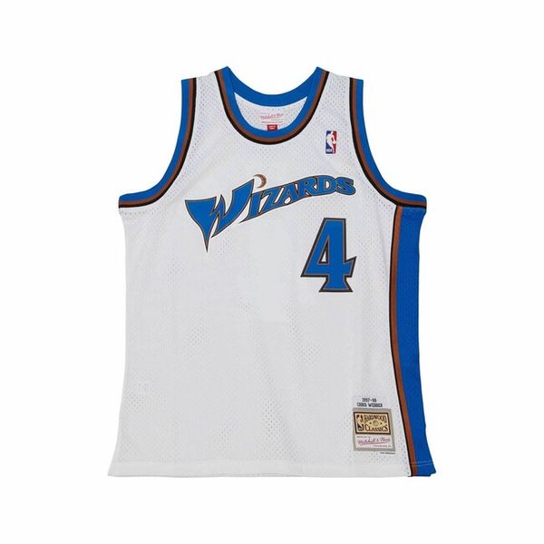 Mitchell & Ness Washington Wizards #4 Chris Webber Swingman Home Jersey white