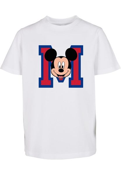 Mr. Tee Mickey Mouse M  Face Kids Tee white