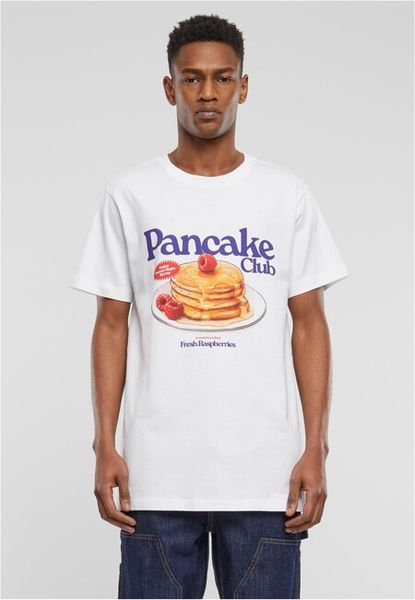 Mr. Tee Pancake Club Tee white