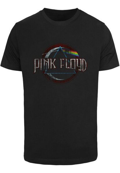 Mr. Tee Pink Floyd Dark Side of the Moon Circular Logo Tee black