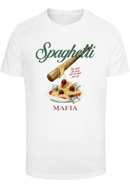 Mr. Tee Spaghetti Mafia Tee white