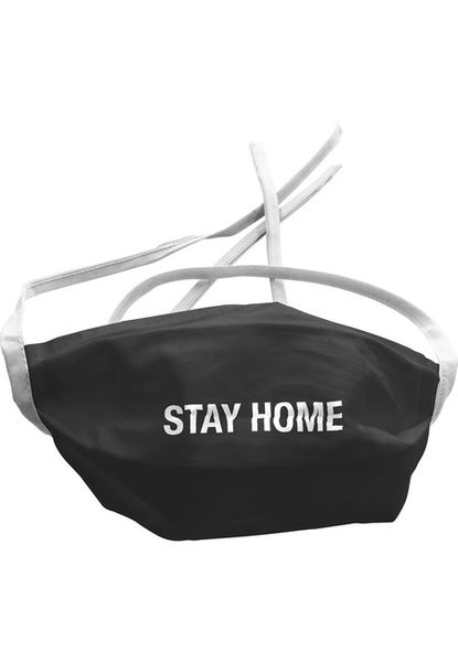 Mr. Tee Stay Home Face Mask black