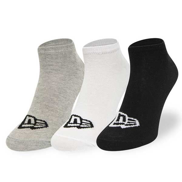 Zokni New Era Flag Flag sneaker 3pack socks White Grey Black Unisex