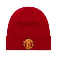 Gyerek Téli New Era Manchester United FC Youth Red Cuff Knit Beanie