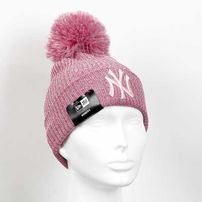 Téli Sapka New Era Womens Eng Fit Knit NY Yankees Pink