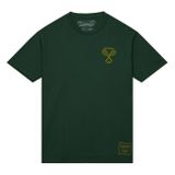 T-shirt Mitchell & Ness Branded M&N GT Graphic Recquet Tee dark green